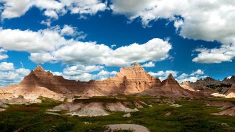 惡地國家公園崎嶇的地貌