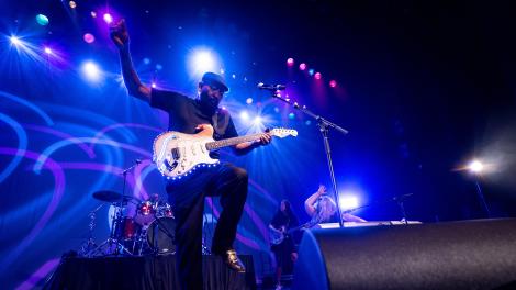 A live blues performance in Mississippi A live blues performance in Mississippi