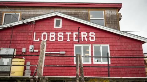 Lobster shack in Maine