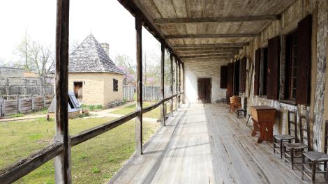 Historic house in St. Genevieve, Missouri 