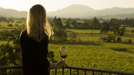 View of Mt. St. Helena, from the Napa Valley
