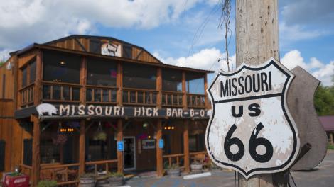 Missouri Hick Barbeque restaurant in Cuba, Missouri