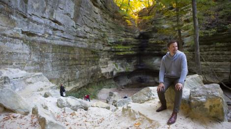 Resting at Starved Rock State Park in Oglesby, Illinois 