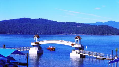 Boardwalk Bridge in Coeur D’Alene, Idaho Boardwalk Bridge in Coeur D’Alene, Idaho