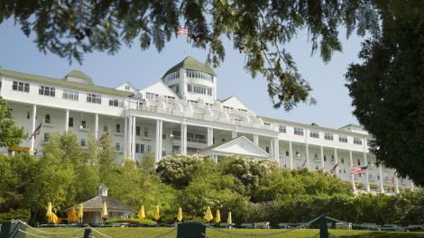 The luxurious Grand Hotel, Mackinac Island The luxurious Grand Hotel, Mackinac Island