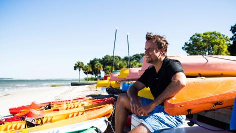 Beach activities at Hilton Head Island, South Carolina Beach activities at Hilton Head Island, South Carolina