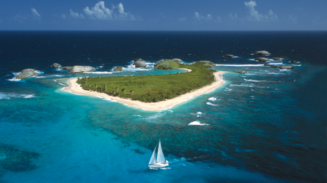 Sailing off the coast of Puerto Rico