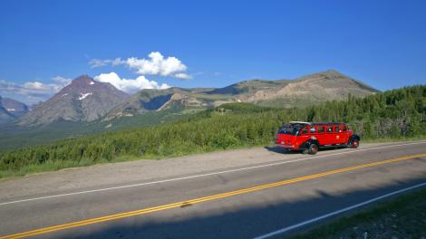 Red Bus Tour in Glacier National Park Red Bus Tour in Glacier National Park