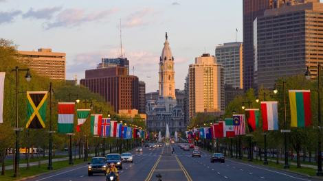 Benjamin Franklin Parkway in Philadelphia
