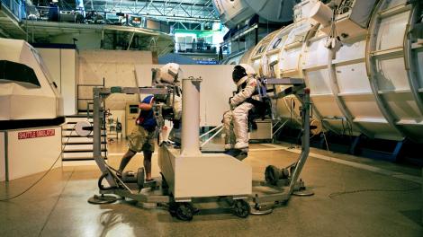 Simulator space rides at the U.S. Space and Rocket Center