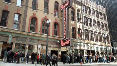 The famed Berghoff Restaurant in Chicago