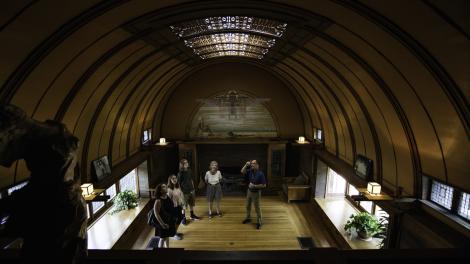 Inside the Frank Lloyd Wright Home and Studio, which is open daily for tours Inside the Frank Lloyd Wright Home and Studio, which is open daily for tours