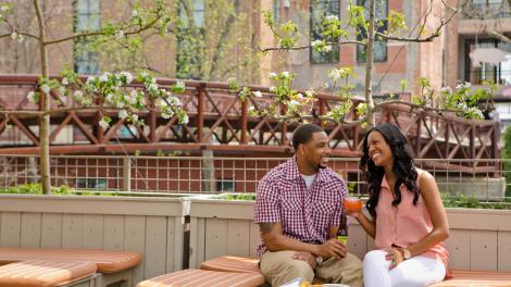 Rooftop dining with a view at JCT. Kitchen & Bar in Atlanta, Georgia