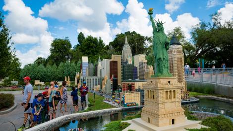 佛羅里達州溫特黑文樂高樂園裡的紐約市模型