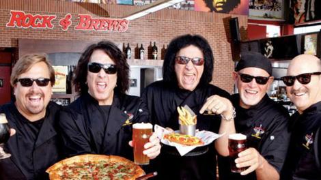 KISS members Gene Simmons and Paul Stanley, among the founders of Rock & Brews