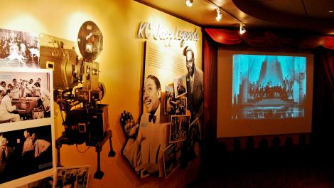Exhibits inside the American Jazz Museum in Kansas City, Missouri