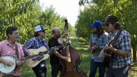 The Wooks playing on a farm outside Owensboro, Kentucky The Wooks playing on a farm outside Owensboro, Kentucky