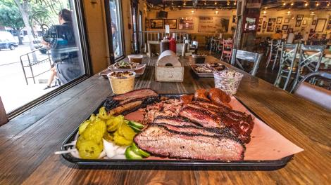 A platter or Texas barbecue