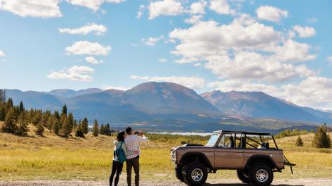 Photographing Loveland Pass near Breckenridge, Colorado