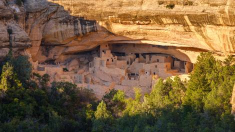 The cliff dwellings of Mesa Verde National Park near Cortez, Colorado The cliff dwellings of Mesa Verde National Park near Cortez, Colorado