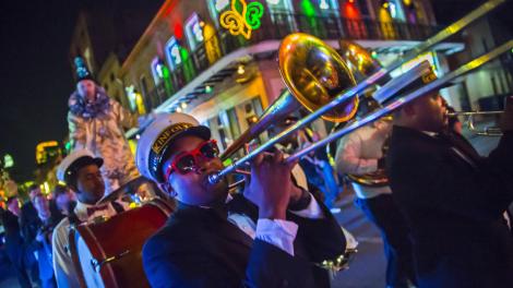 Brass Band performing in the French Quarter