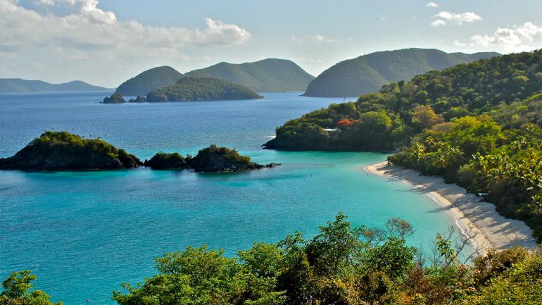 組成美屬維京群島的三座島嶼各具獨特風情。但全都擁有溫暖天候、美麗風景和大片海灘。