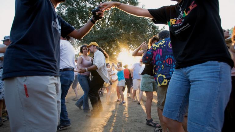 在拉法葉的阿卡迪亞克里奧節盡情縱舞