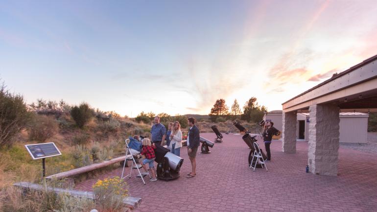 High-powered telescopes at the Oregon Observatory show visitors unique celestial views