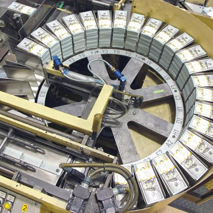 Sixty percent of the USA's paper money is printed at the U.S. Bureau of Engraving and Printing facility in Fort Worth.