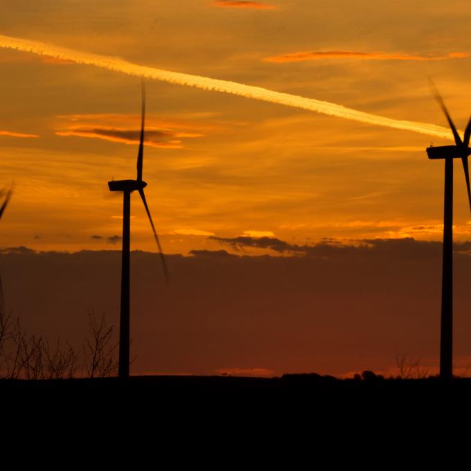 德克薩斯州克萊德的風力發電廠