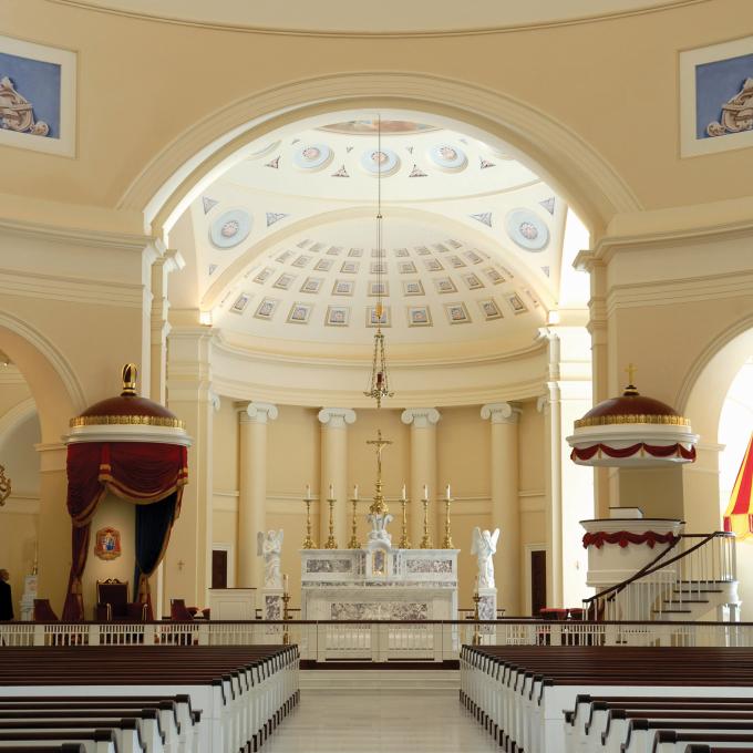 美國第一間羅馬天主教大教堂 美國第一間羅馬天主教大教堂