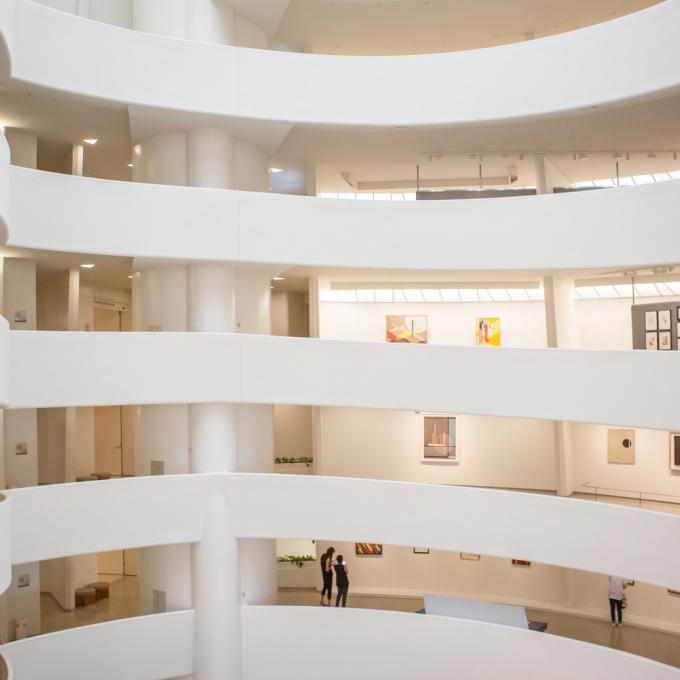 紐約市的古根海姆美術館