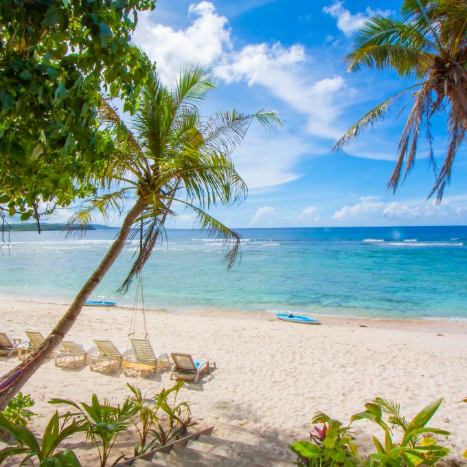 北馬里亞納群島的塞班島美麗海灘