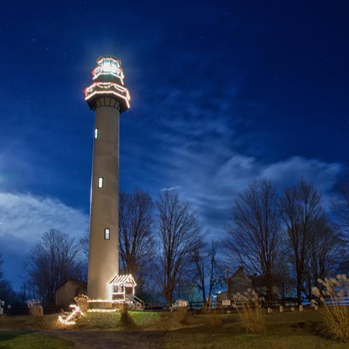 Nighttime at the Summersville Lake Lighthouse in West Virginia Nighttime at the Summersville Lake Lighthouse in West Virginia