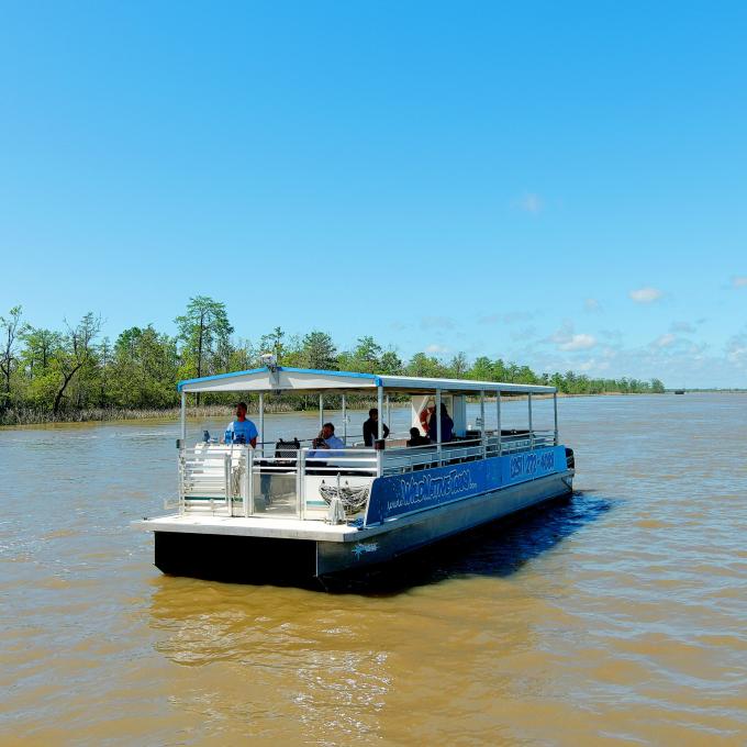 A boat tour of the Mobile Delta in Mobile, Alabama