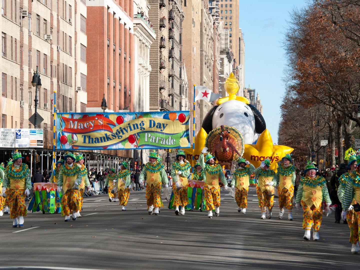 梅西百貨感恩節遊行的小丑們