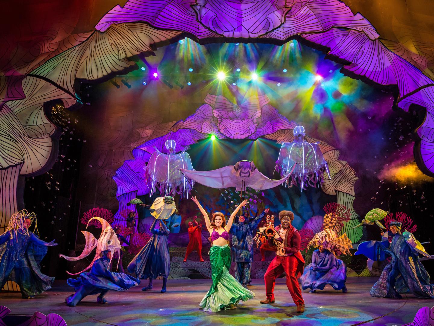 芝加哥地區的舞台上演迪士尼的《小美人魚》