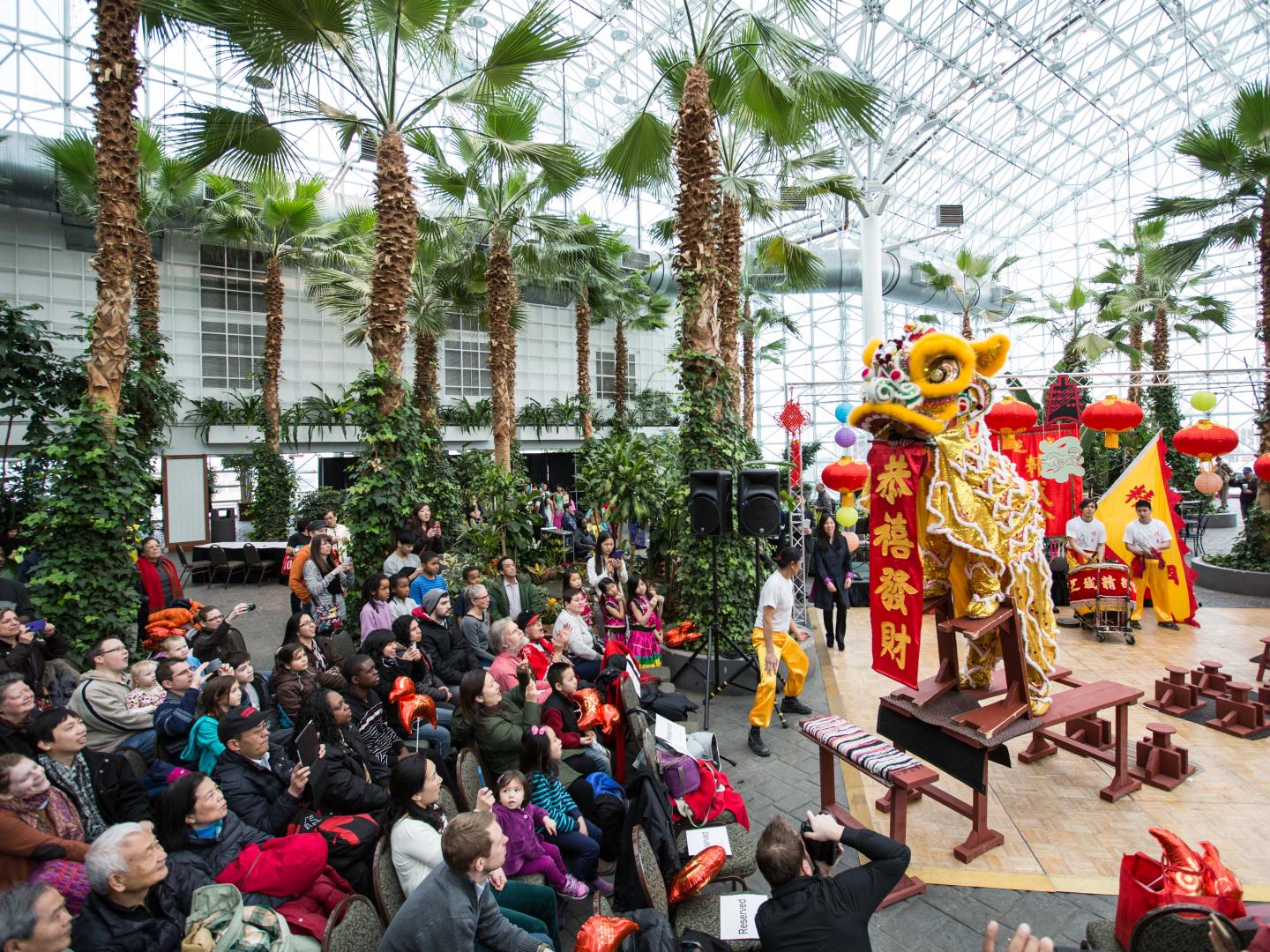 海軍碼頭舉辦的農曆新年元宵節慶典