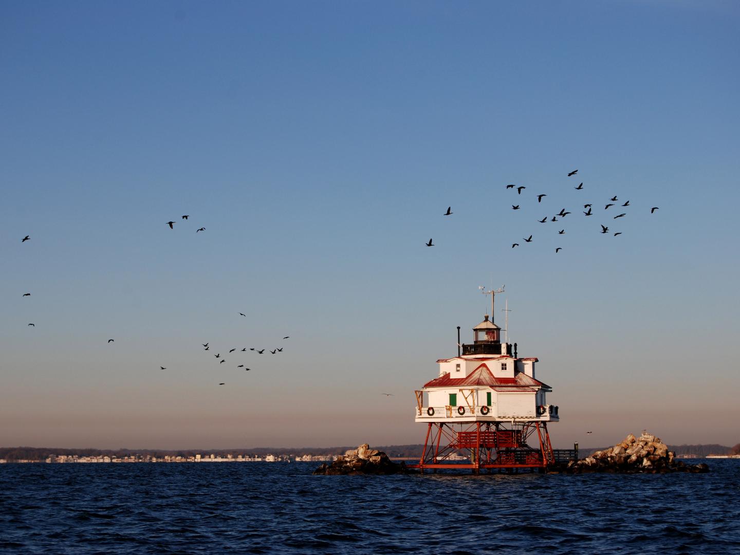 綺沙比克灣的湯瑪斯角燈塔