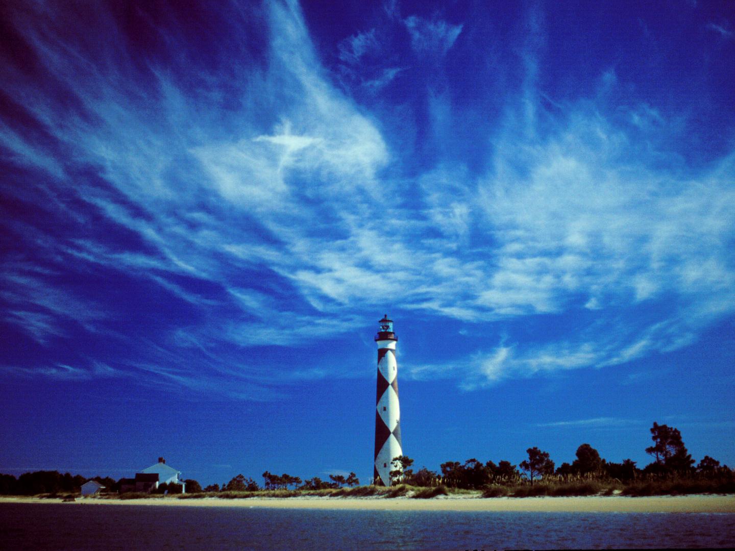 外灘群島上的眺望角燈塔