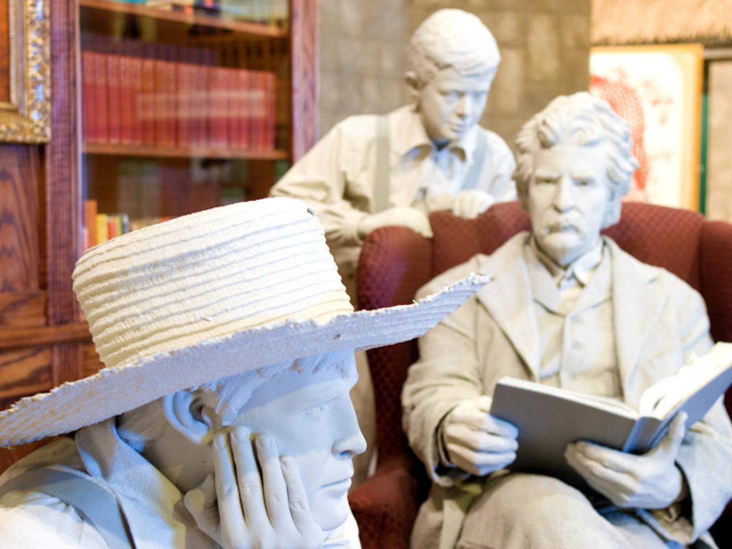 馬克吐溫童年故居與博物館中的展覽品