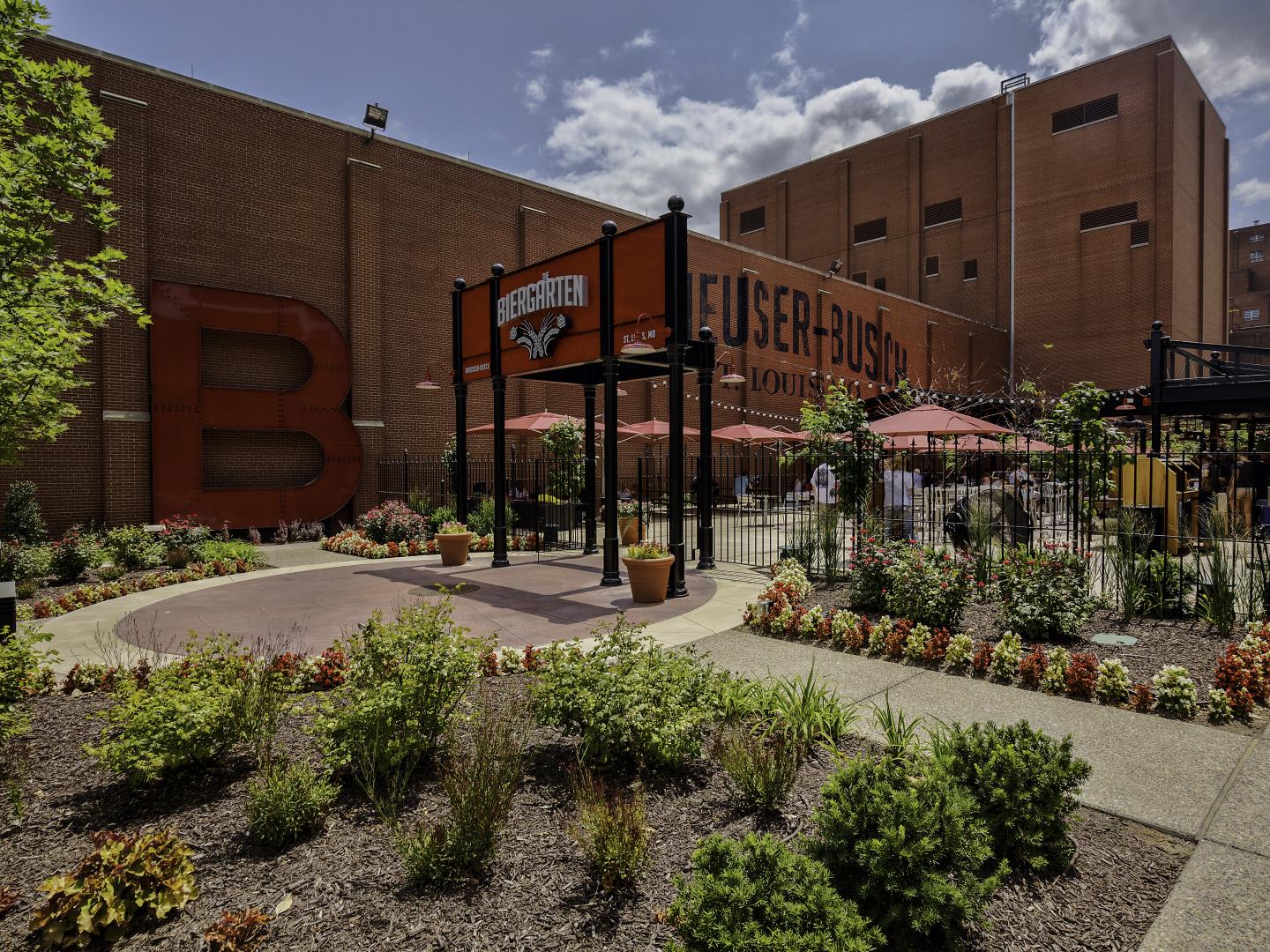 聖路易斯的安海斯-布希釀酒廠外觀