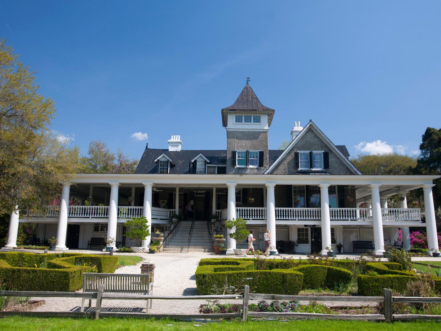 南卡羅萊納州國家風景道路,阿什利河公路旁的木蘭花莊園 南卡羅萊納州國家風景道路,阿什利河公路旁的木蘭花莊園