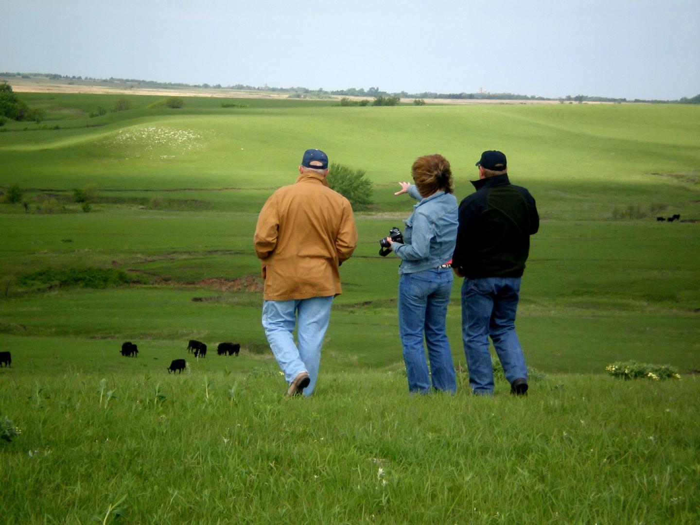 堪薩斯州弗林特山丘的絕色美景