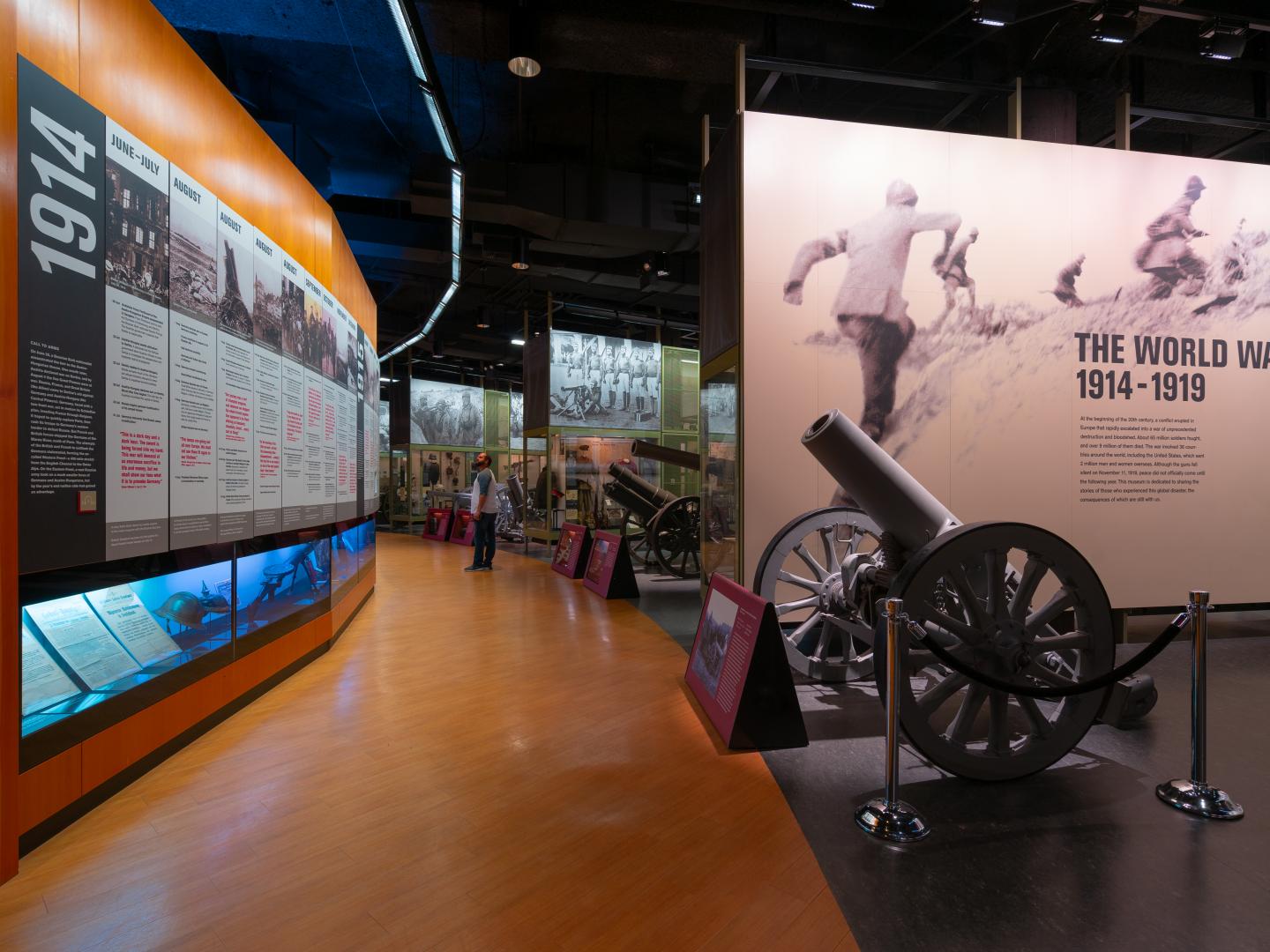 參觀密蘇里州堪薩斯城的國立第一次世界大戰紀念博物館，從展覽中瞭解第一次世界大戰