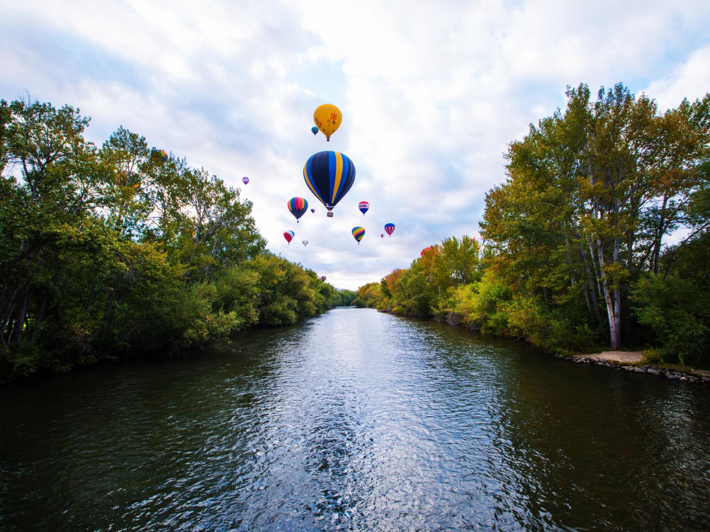 熱氣球飛越博伊西河