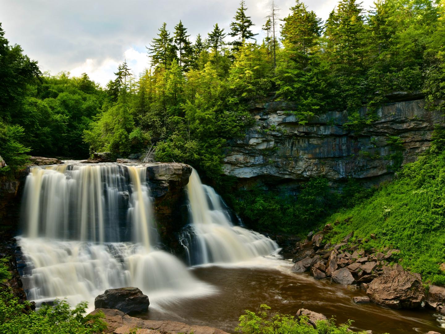 Blackwater Falls State Park in Davis, West Virginia Blackwater Falls State Park in Davis, West Virginia