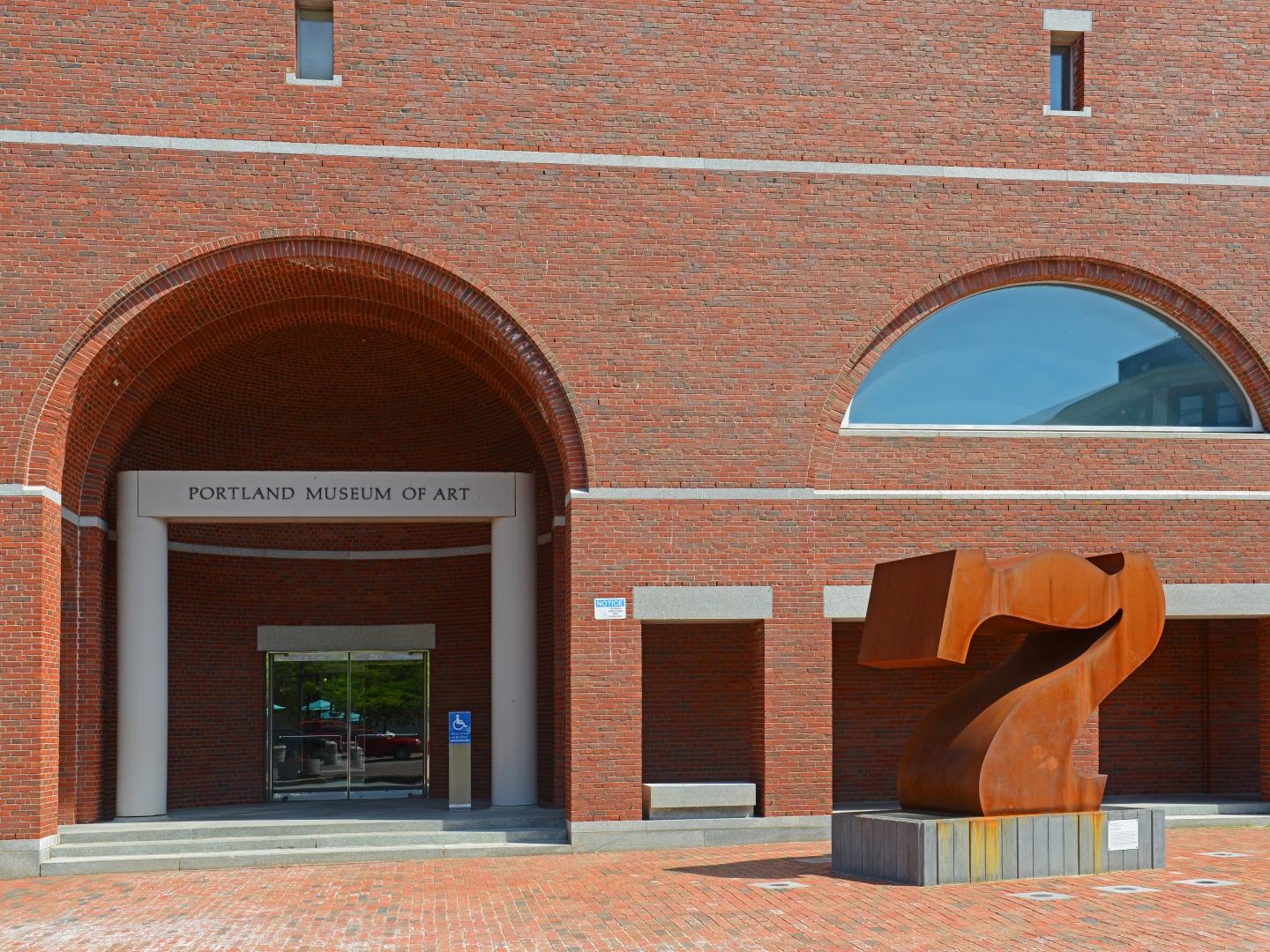 Entrance to the Portland Museum of Art in Maine