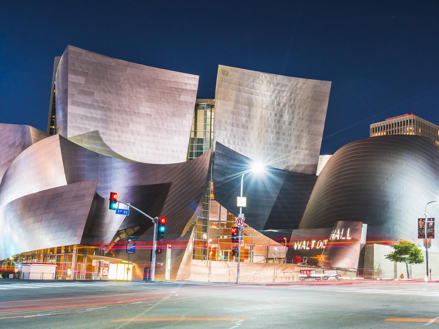 Walt Disney Concert Hall in Los Angeles, California