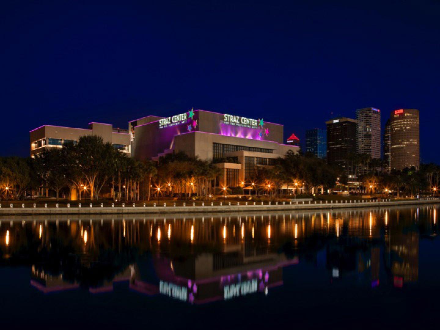 The Straz Center for the Performing Arts in Tampa, Florida, one venue where the Florida Orchestra plays